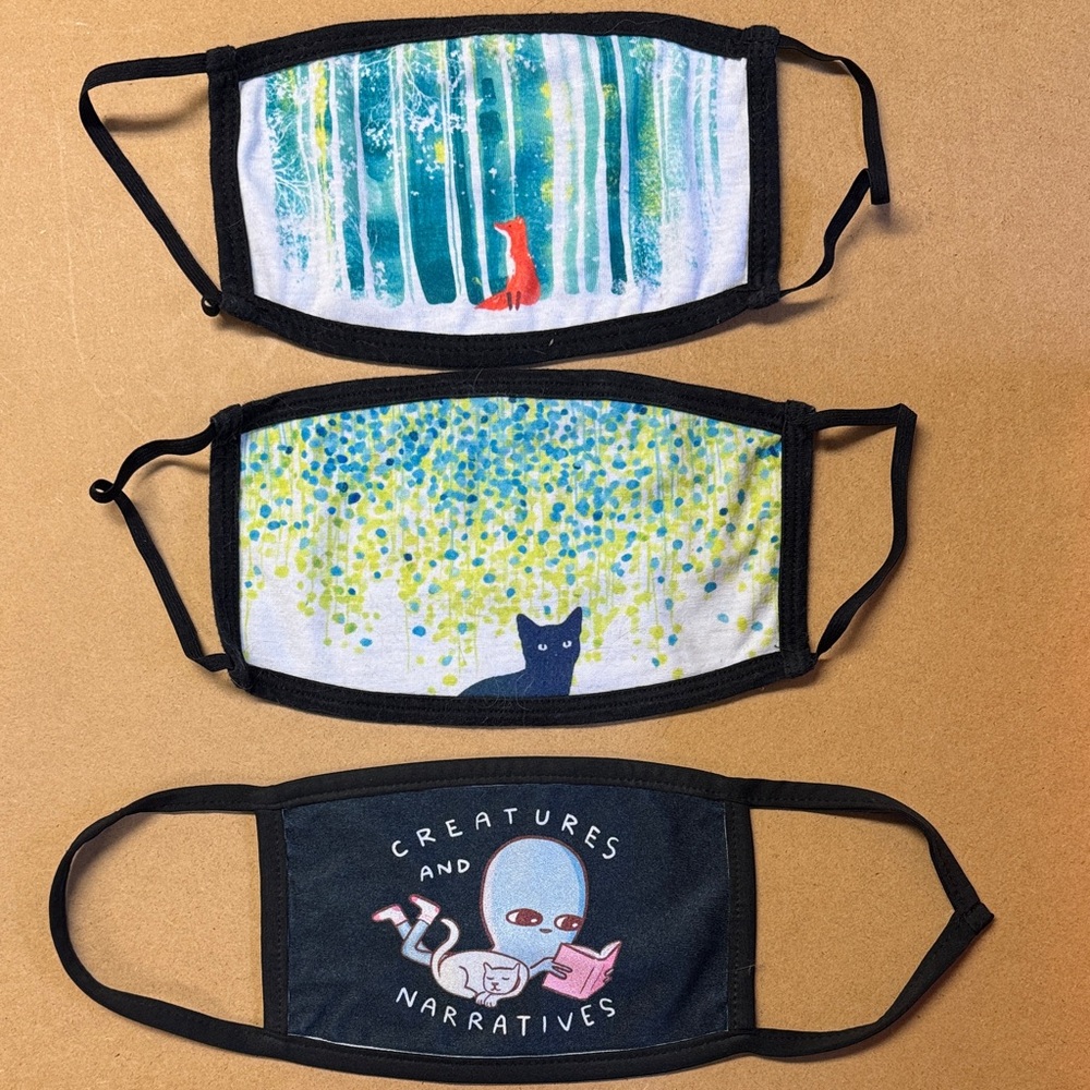 Artistic Face Masks with Animal Designs